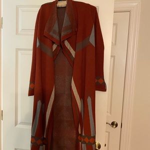 Vintage 2013 duster coat.  Gently worn and covered storage kept
